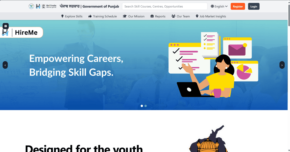 Hire Me : One Stop Hiring and Skill development Platform