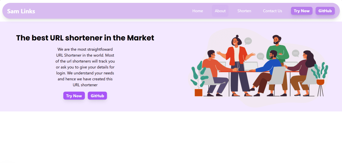 Samlink: URL Shortner